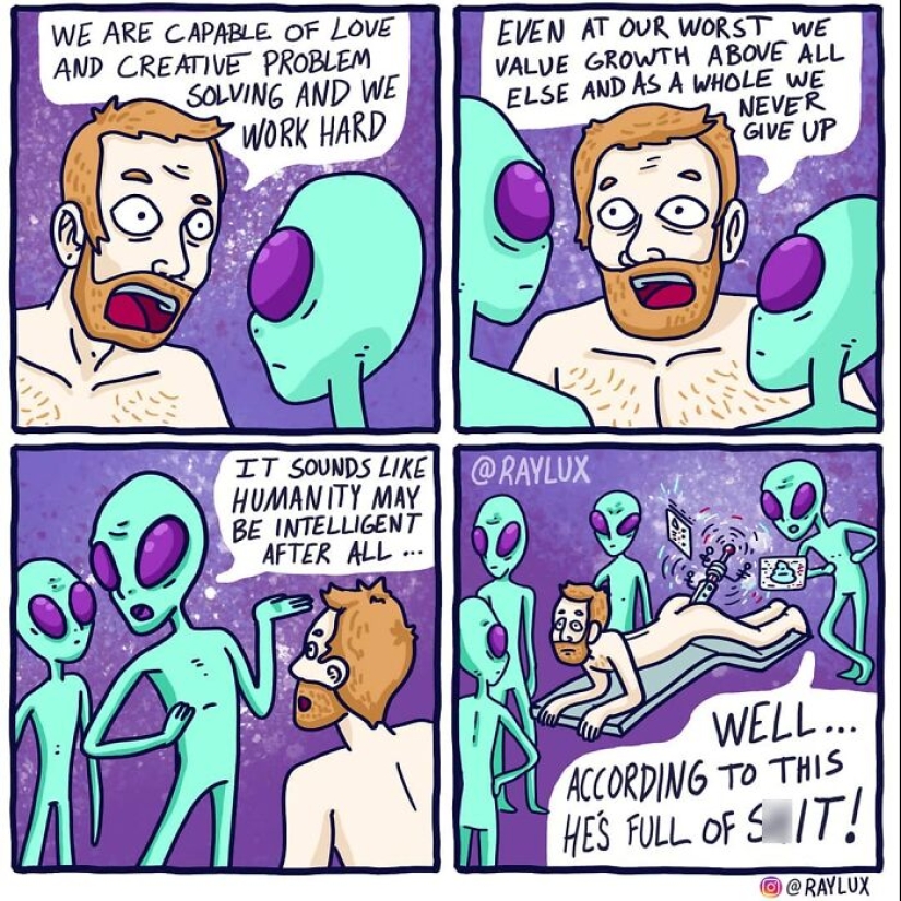10 Humorous Comics By Ray Lux To Make You Smile