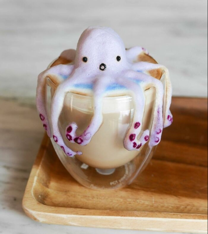 10 ocasiones en las que el Latte Art fue tan impresionante que parecía casi demasiado bueno para beberlo 10 ocasiones en las que el Latte Art fue tan impresionante que parecía casi demasiado bueno para beberlo