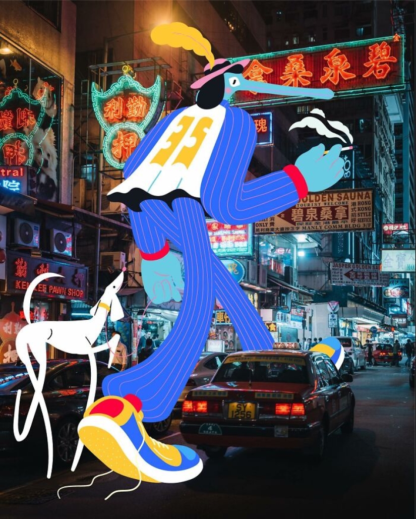 10 Playful Characters Doodled In Streets And Landscapes In The Travel Series By Brolga 10 Playful Characters Doodled In Streets And Landscapes In The Travel Series By Brolga