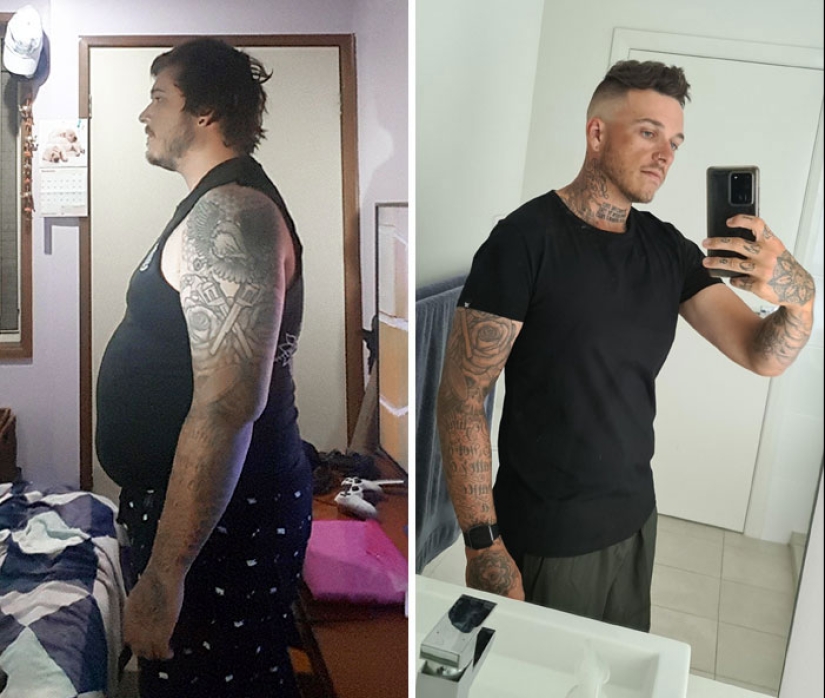 11 imágenes de antes y después que muestran lo que sucede cuando las personas superan la adicción