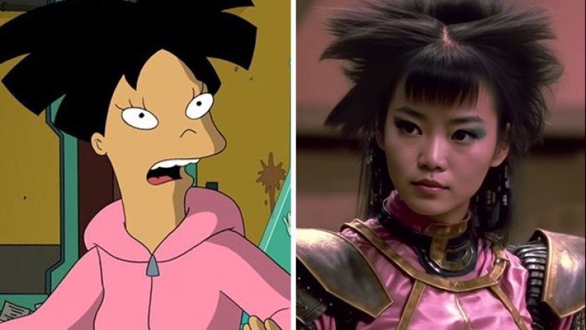 11 Side-By-Side Pics Showing Futurama Characters And Their 80s Sci-Fi Movie Versions 11 Side-By-Side Pics Showing Futurama Characters And Their 80s Sci-Fi Movie Versions