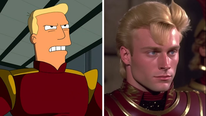 11 Side-By-Side Pics Showing Futurama Characters And Their 80s Sci-Fi Movie Versions 11 Side-By-Side Pics Showing Futurama Characters And Their 80s Sci-Fi Movie Versions