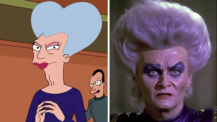 11 Side-By-Side Pics Showing Futurama Characters And Their 80s Sci-Fi Movie Versions 11 Side-By-Side Pics Showing Futurama Characters And Their 80s Sci-Fi Movie Versions