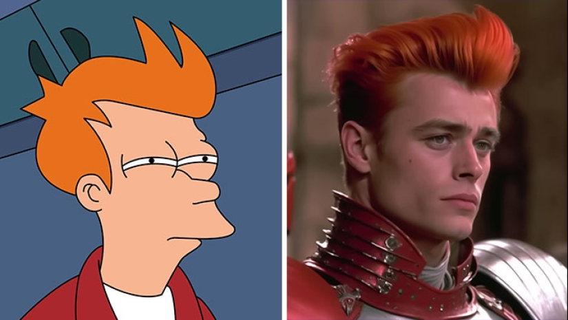 11 Side-By-Side Pics Showing Futurama Characters And Their 80s Sci-Fi Movie Versions 11 Side-By-Side Pics Showing Futurama Characters And Their 80s Sci-Fi Movie Versions