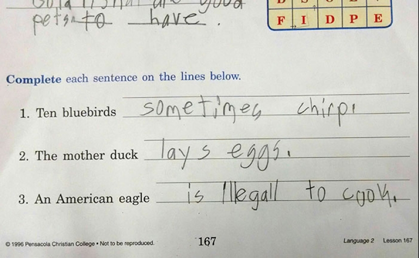 11 Times Children’s Homework Was So Funny It Should’ve Gotten Extra Credit