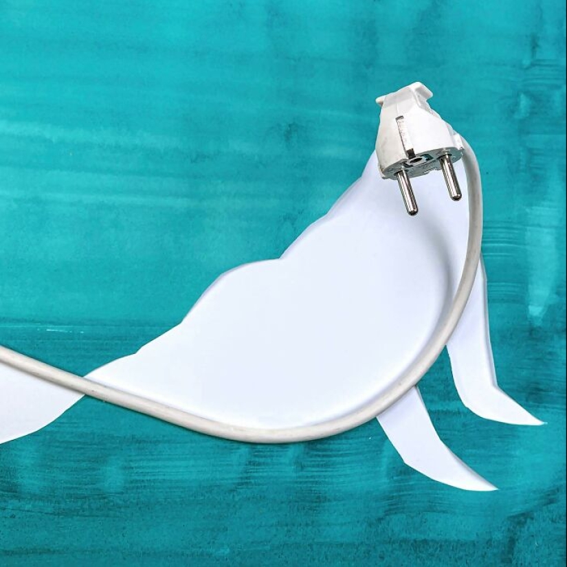 12 Captivating And Humorous Illustrations Created From Everyday Items By Christoph Niemann