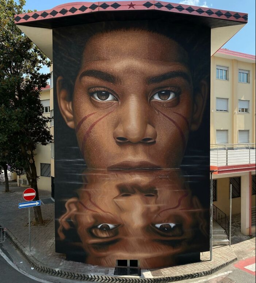 12 Of This Artist’s Realistic Large-Scale Graffiti Portraits