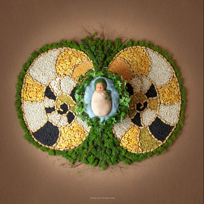 12 Zodiac-Themed Photos Created By Blending My Love For Mandalas And Newborn Photography
