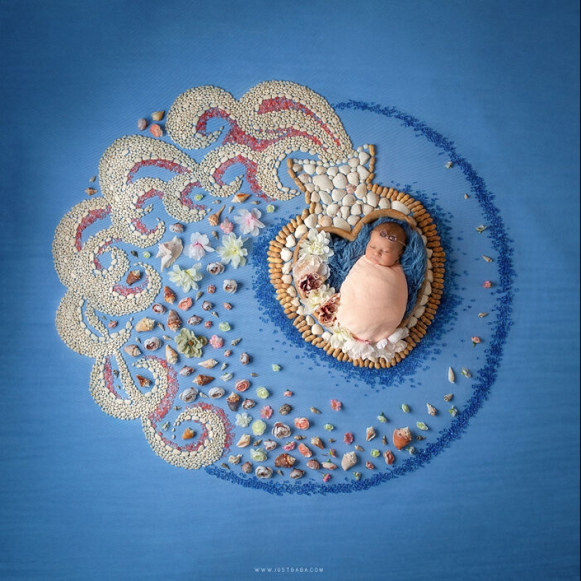 12 Zodiac-Themed Photos Created By Blending My Love For Mandalas And Newborn Photography