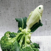 13 Delicate And Intricate Art Pieces Carved Out Of Vegetables And Fruits By Gaku