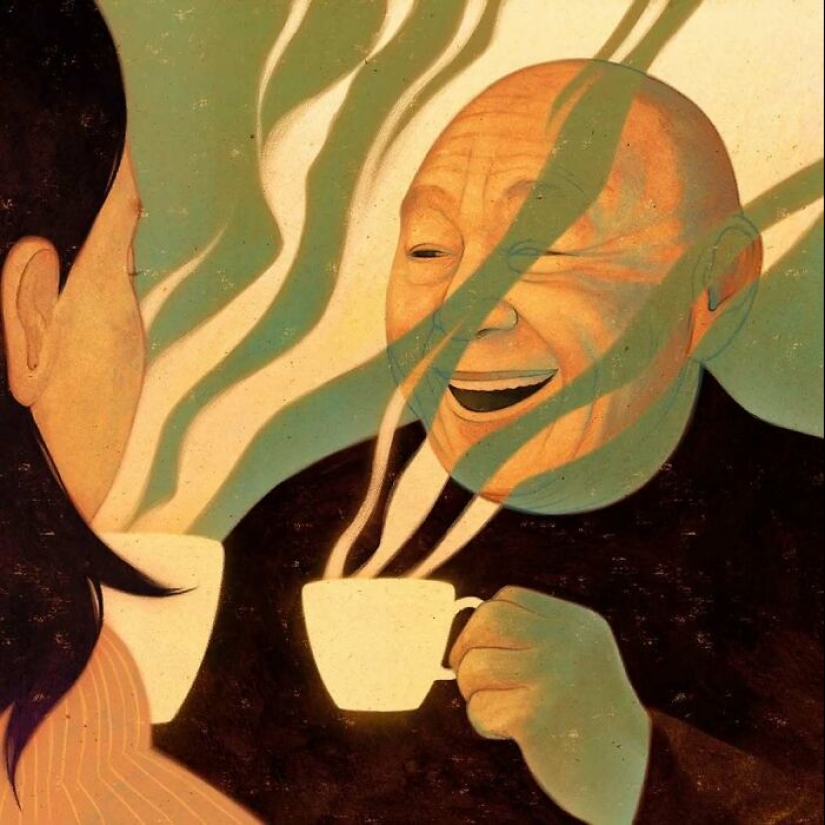 13 Melancholic Thought-Provoking Illustrations By Owen Gent