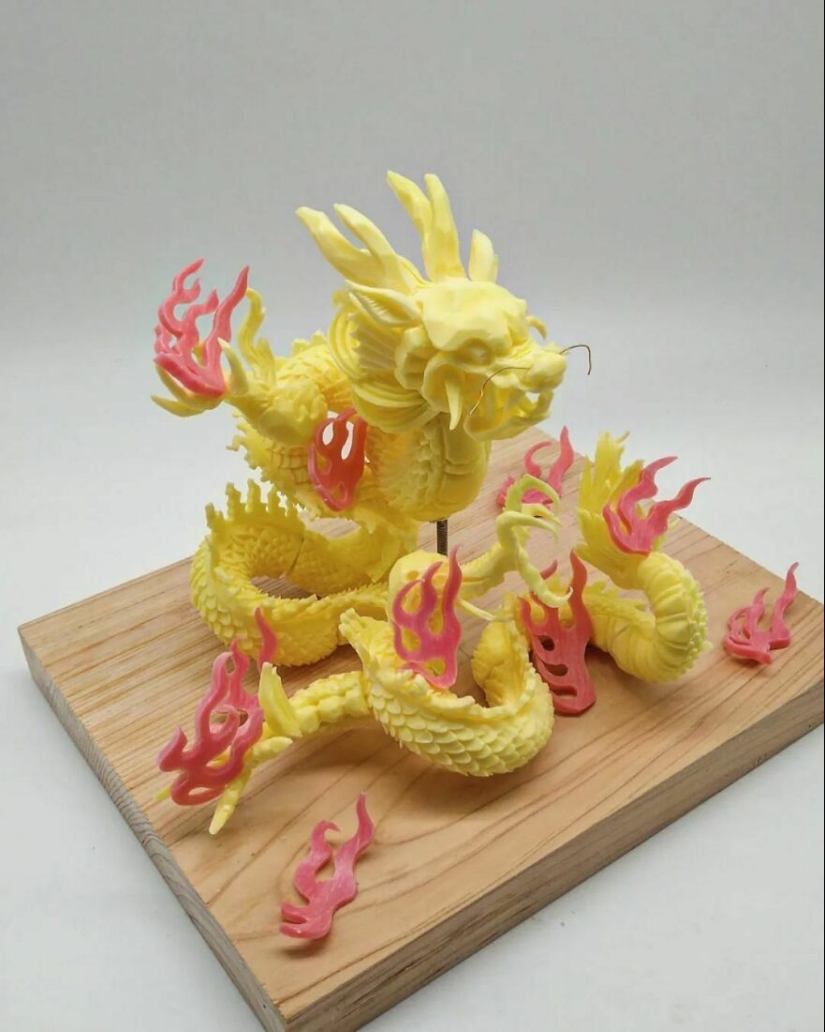 13 obras de arte delicadas e intrincadas talladas en verduras y frutas por Gaku
