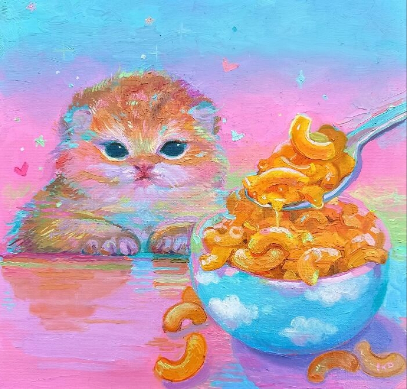 14 caprichosos y muy lindos retratos de animales de este artista.