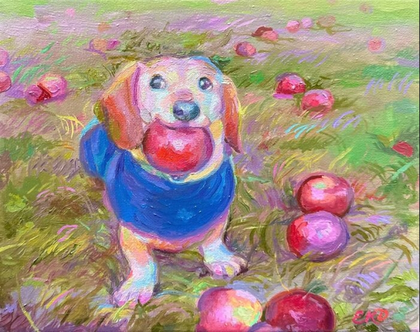 14 caprichosos y muy lindos retratos de animales de este artista.