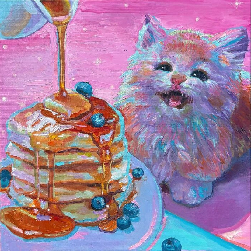 14 caprichosos y muy lindos retratos de animales de este artista.