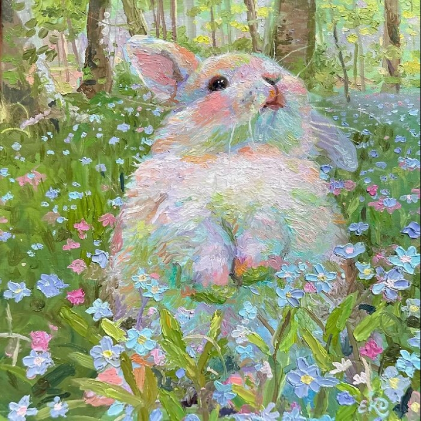 14 caprichosos y muy lindos retratos de animales de este artista.