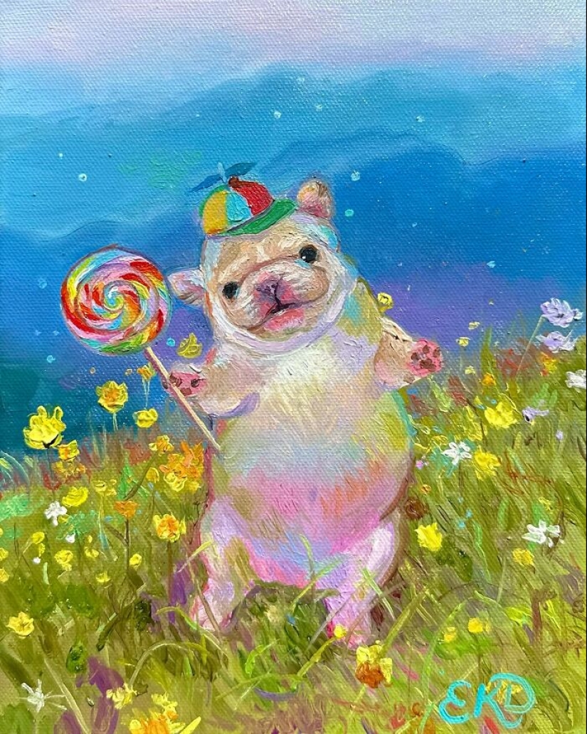 14 caprichosos y muy lindos retratos de animales de este artista.
