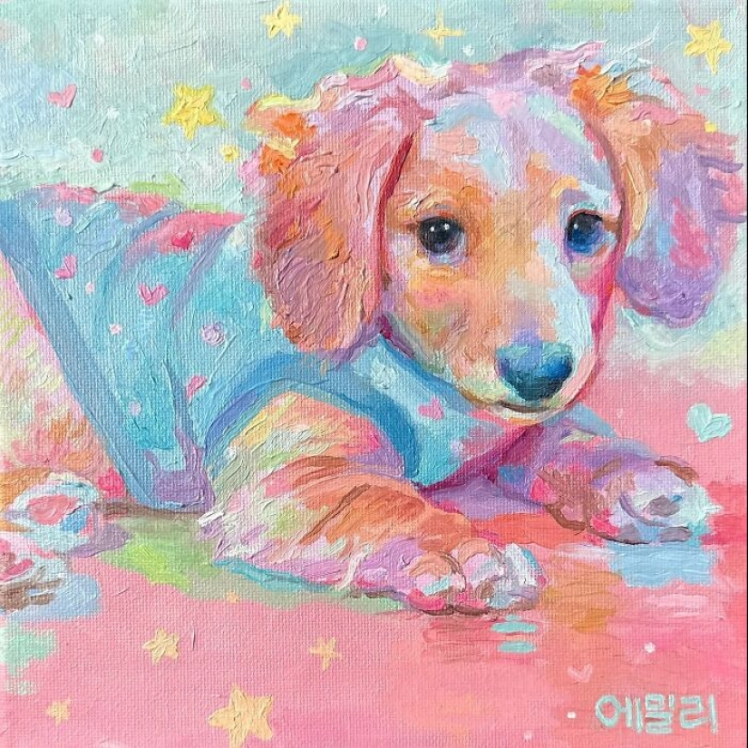 14 caprichosos y muy lindos retratos de animales de este artista.