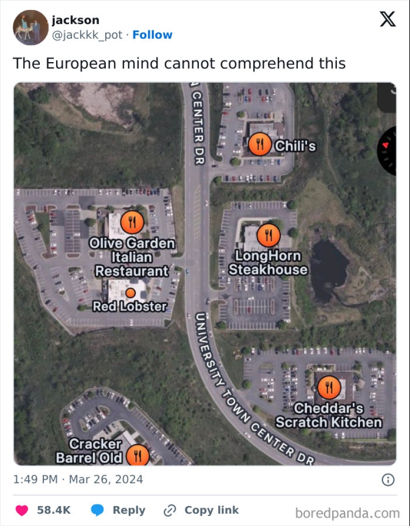 14 Publicaciones "La mente europea no puede comprender esto" son divertidas para los estadounidenses y confusas para los europeos