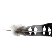 15 Delicate Artworks Made From Hard-Carving Feathers By This Artist