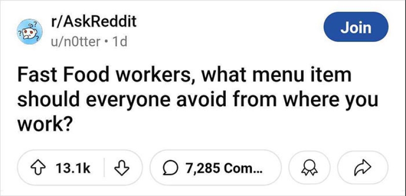 16 Fast Food Restaurant Employees Point Out Things To Never Order
