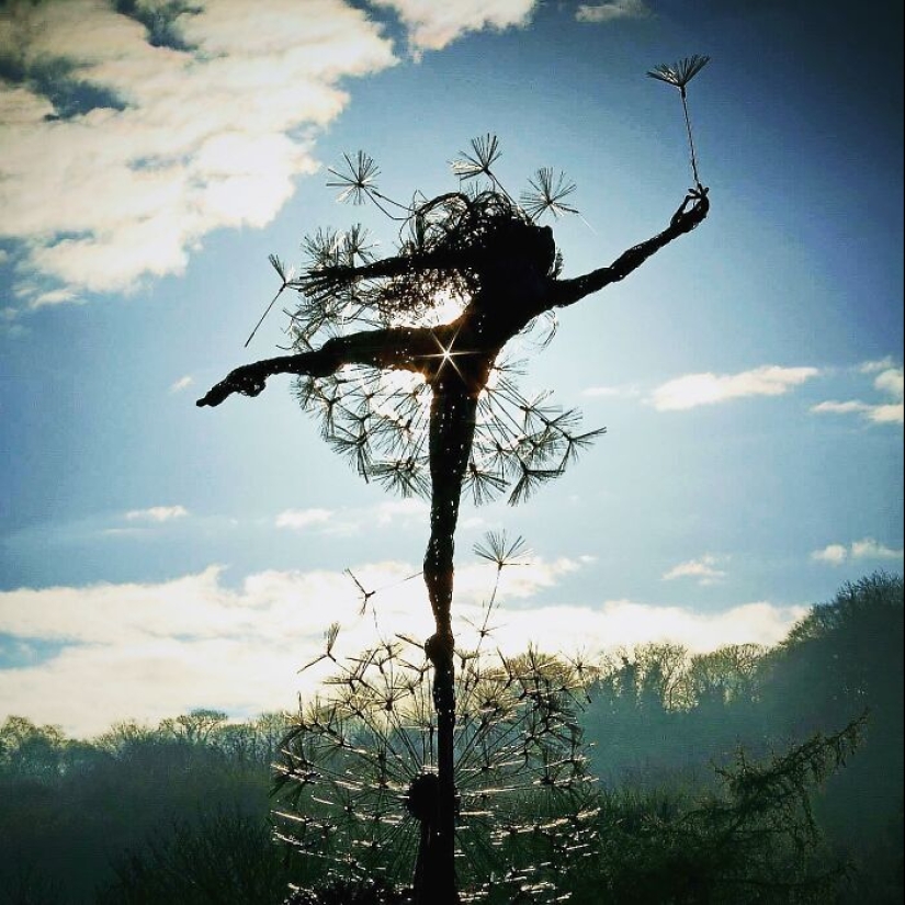 17 Magical Wire Sculptures Of Fairies, Created By Robin Wight 17 Magical Wire Sculptures Of Fairies, Created By Robin Wight