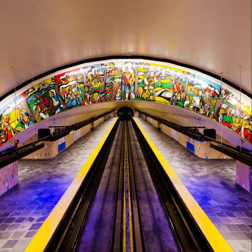 17 más mágica de las estaciones de metro de todo el mundo