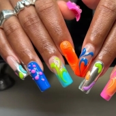 21 Colorful Coffin Nail Ideas For Your Next Maximalist Mani 21 Colorful Coffin Nail Ideas For Your Next Maximalist Mani