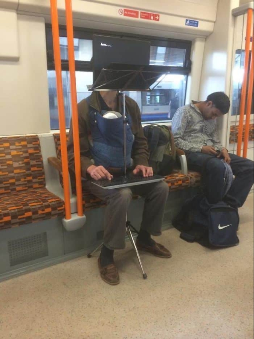 22 de los personajes más coloridos que lograron reunirse en el metro