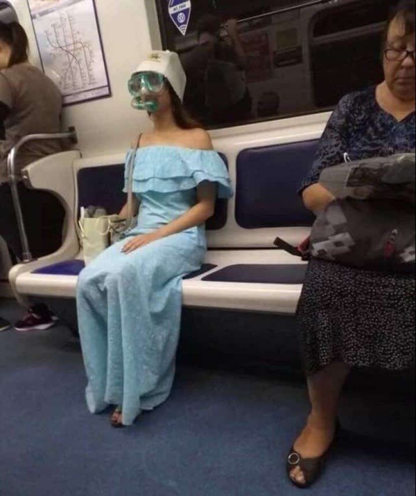 22 de los personajes más coloridos que lograron reunirse en el metro