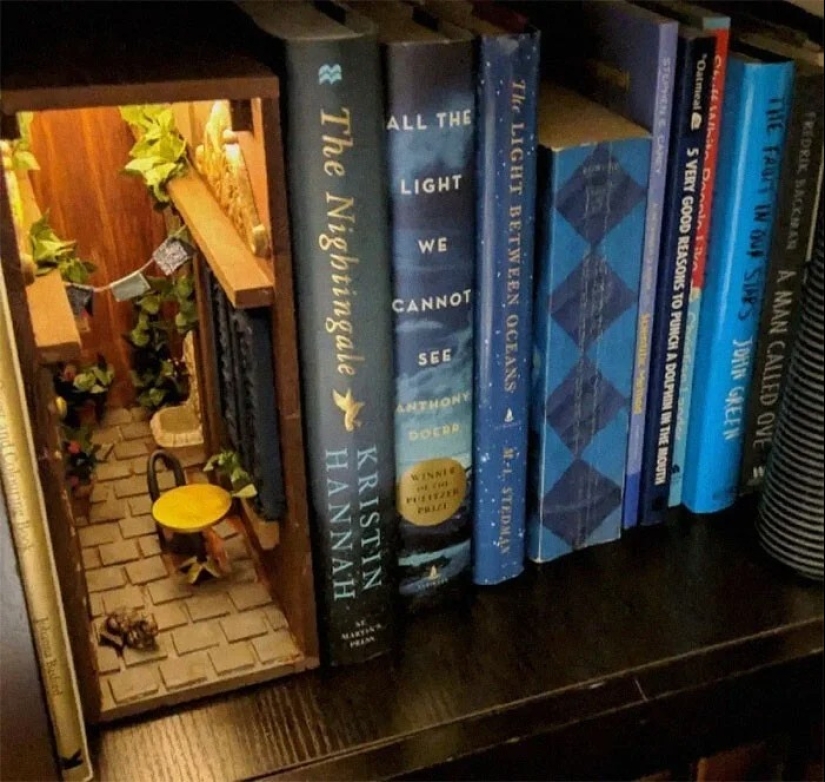 22 divisores para estanterías Book Nook que todos los amantes de la lectura apreciarán