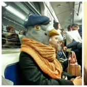 22 of the most colorful characters who managed to meet in the subway 22 of the most colorful characters who managed to meet in the subway