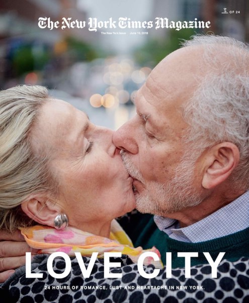 24 kisses in 24 hours: a dizzying project by a photographer from New York
