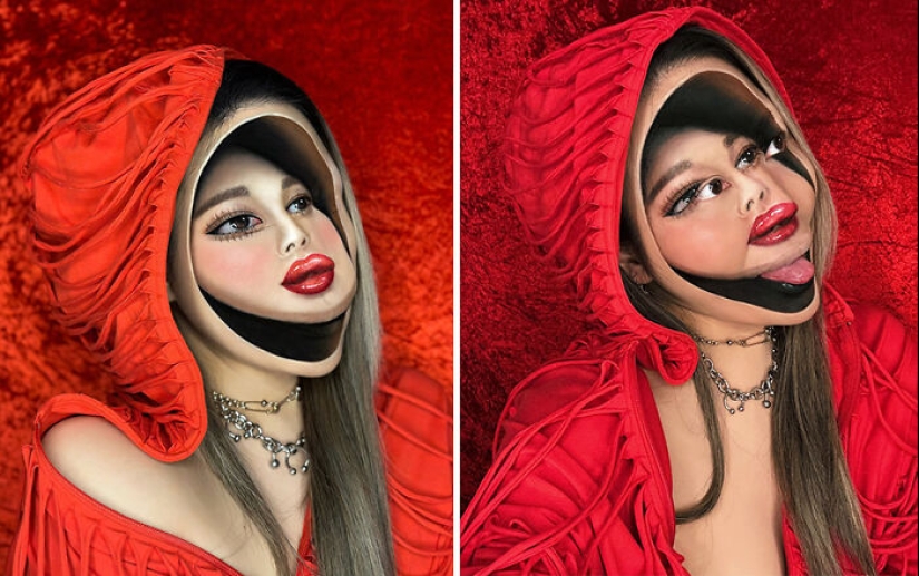 29 Incredible Makeup Illusions By This Artist That Might Make You Question Reality