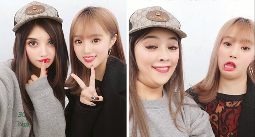 30 best collages "Instagram and reality" from a girl from Thailand 30 best collages "Instagram and reality" from a girl from Thailand
