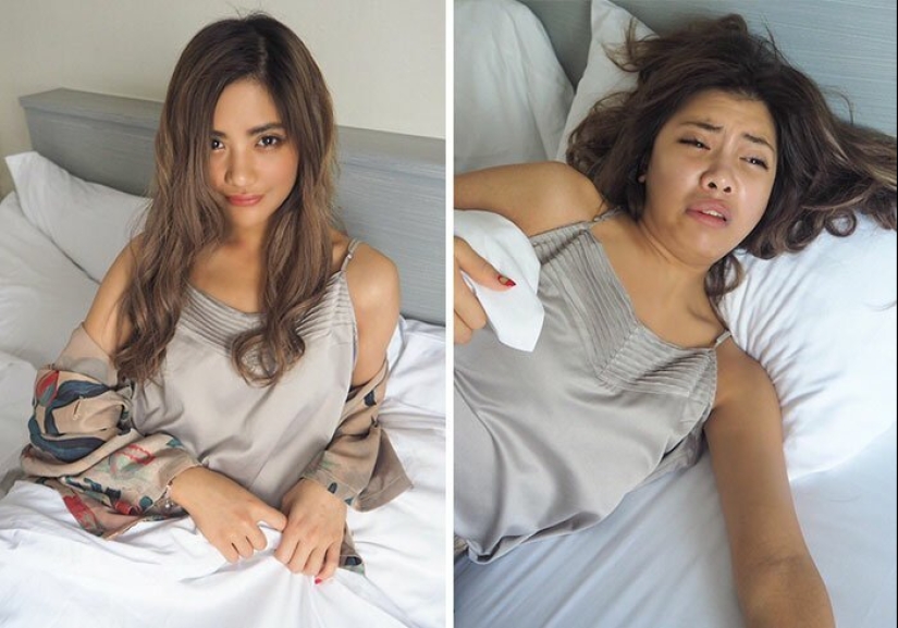 30 mejores collages "Instagram y realidad" de una chica de Tailandia 30 mejores collages "Instagram y realidad" de una chica de Tailandia