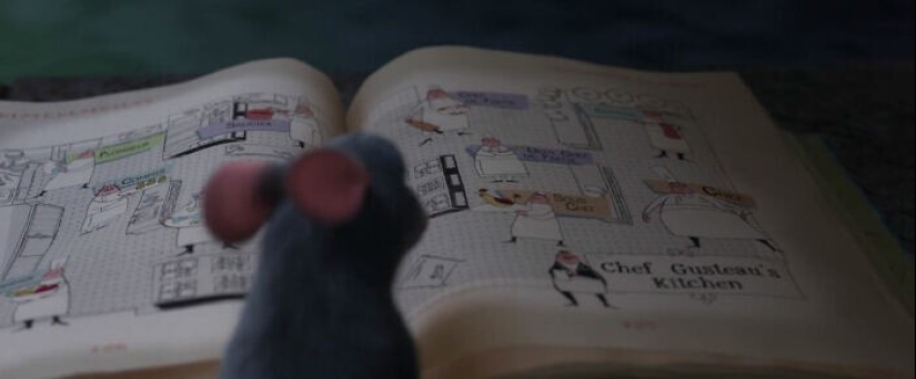 35 subtle details in the cartoon "Ratatouille" that you probably didn't notice 35 subtle details in the cartoon "Ratatouille" that you probably didn't notice