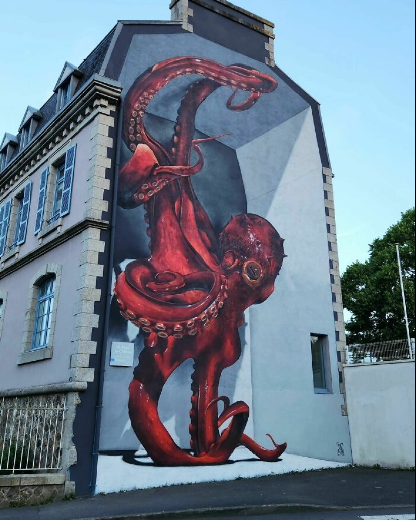 3D Street Art That Transforms Walls Into Optical Illusions, By Sergio Odeith