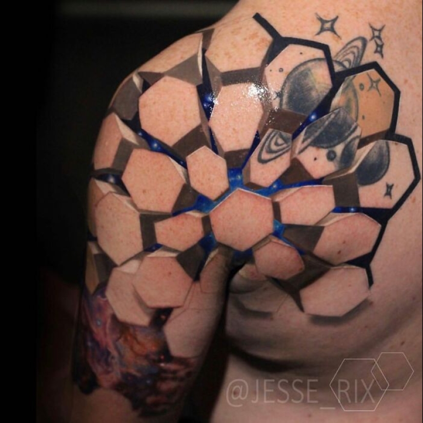 8 Mind-Bending Tattoos Capturing A World Within The Skin By This Artist