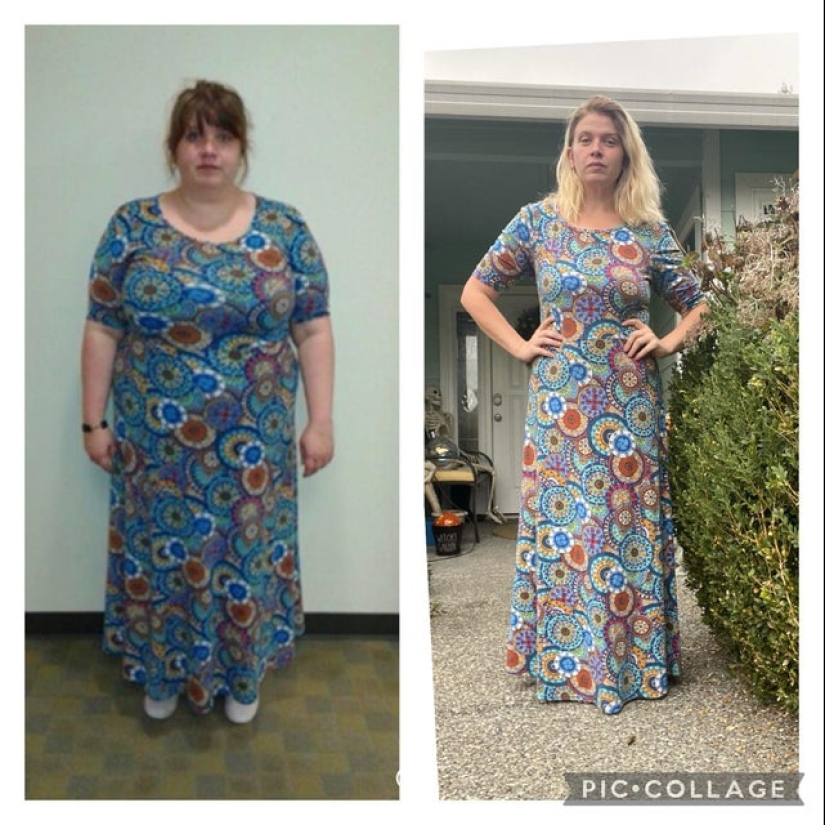 A minute of motivation: 22 impressive photos of people before and after losing weight