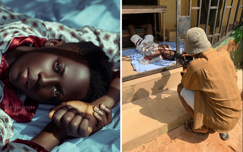 A photographer from Nigeria shows behind the scenes of his photos A photographer from Nigeria shows behind the scenes of his photos