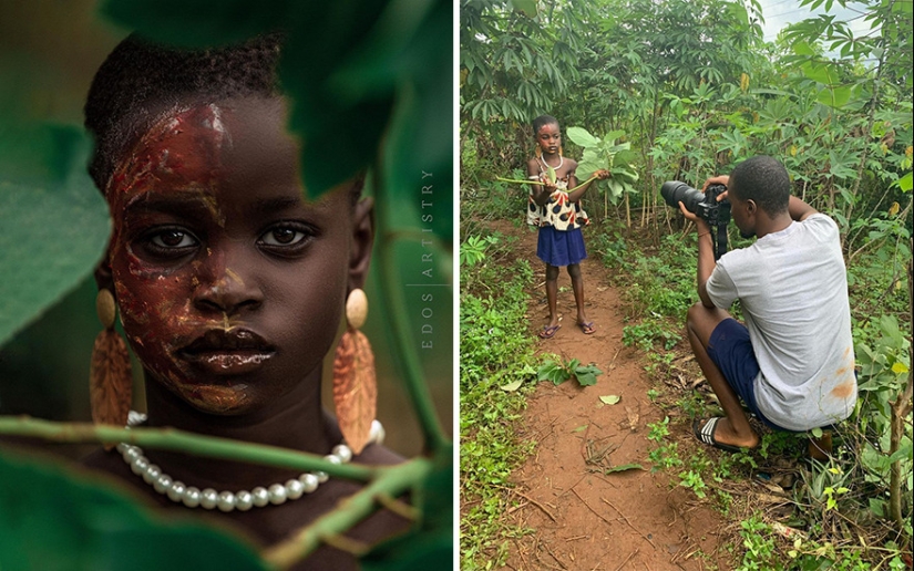 A photographer from Nigeria shows behind the scenes of his photos A photographer from Nigeria shows behind the scenes of his photos