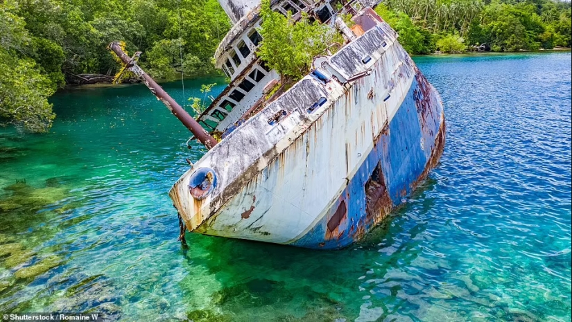 Abandonado en medio del paraíso: el crucero se hizo famoso en todo el mundo tras el accidente