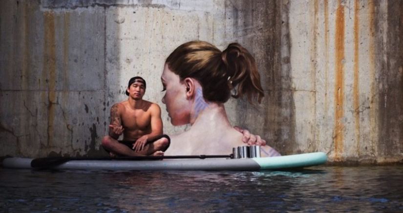 Aesthetics of water and concrete: 11 extreme murals of the master of Hula Aesthetics of water and concrete: 11 extreme murals of the master of Hula