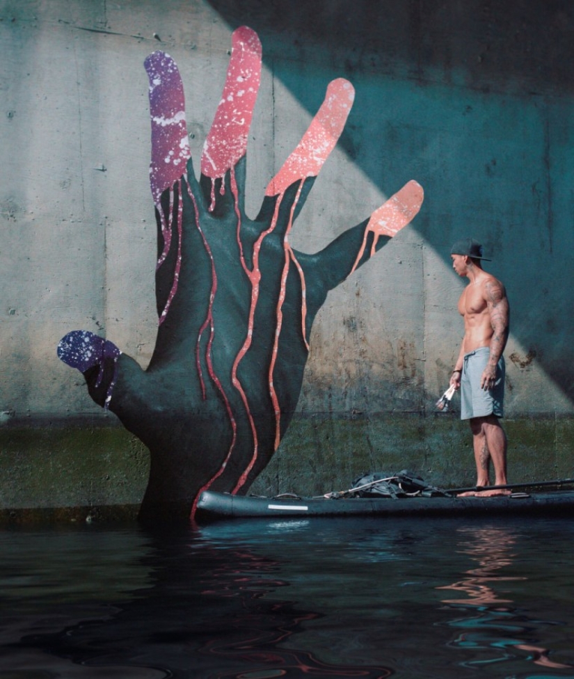Aesthetics of water and concrete: 11 extreme murals of the master of Hula Aesthetics of water and concrete: 11 extreme murals of the master of Hula