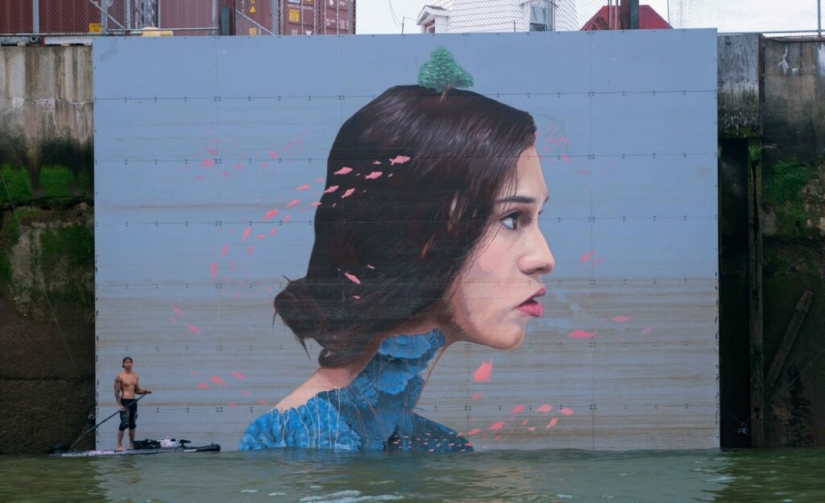 Aesthetics of water and concrete: 11 extreme murals of the master of Hula Aesthetics of water and concrete: 11 extreme murals of the master of Hula