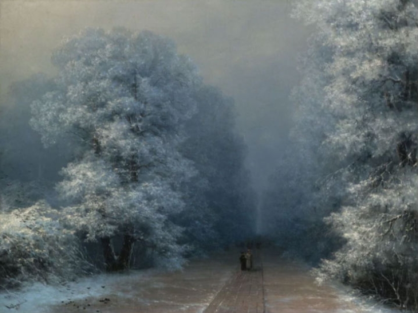 Aivazovsky sin mar. Cuadros desconocidos del gran pintor marino.