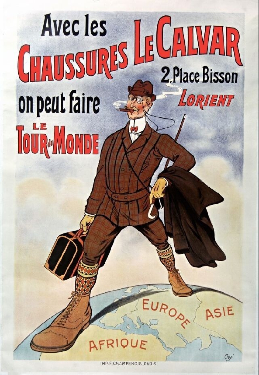 Amazing posters by Eugene Auger, an advertising innovator Amazing posters by Eugene Auger, an advertising innovator