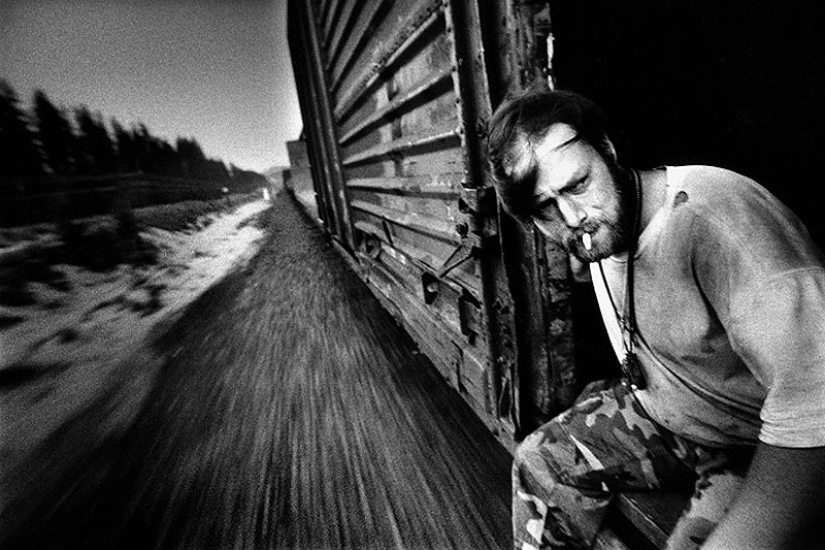 American tramps on freight trains American tramps on freight trains