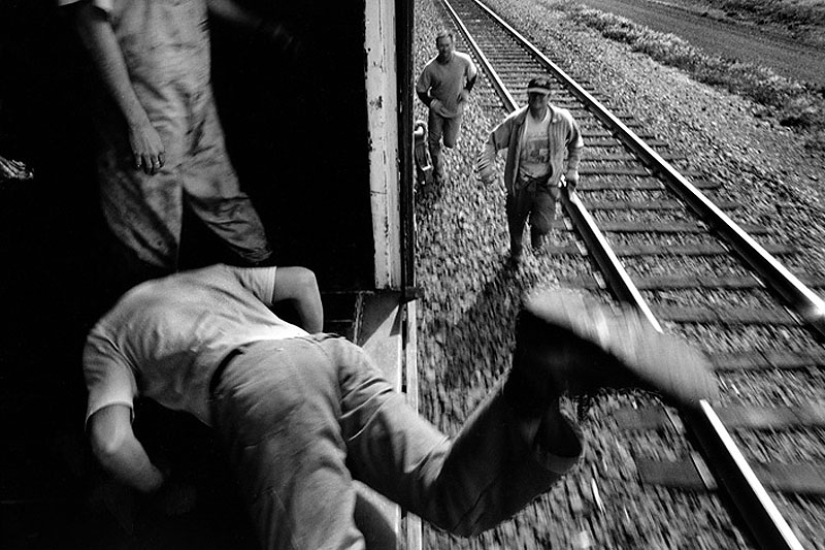American tramps on freight trains American tramps on freight trains